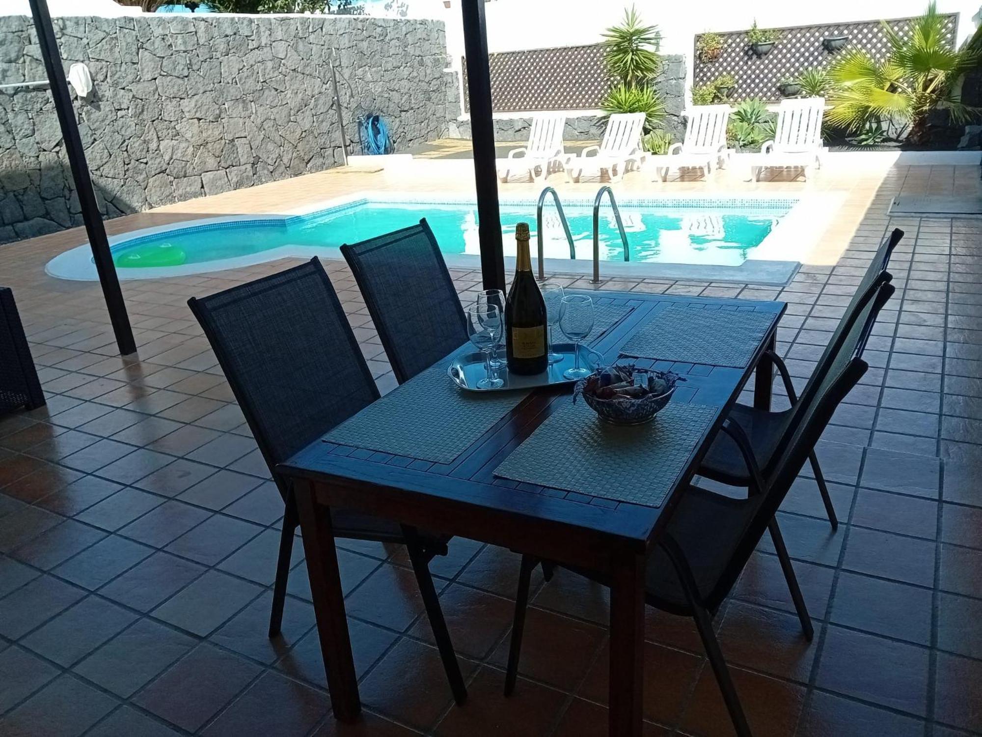 Villa Adel 56, Private Heated Pool, Parking Playa Blanca Oda fotoğraf